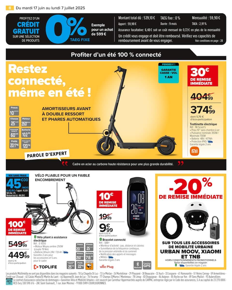 Carrefour – Catalogue High Tech 🌐🔥 :  📱 Passez l’été connectés à vos envies avec Carrefour ! ☀️