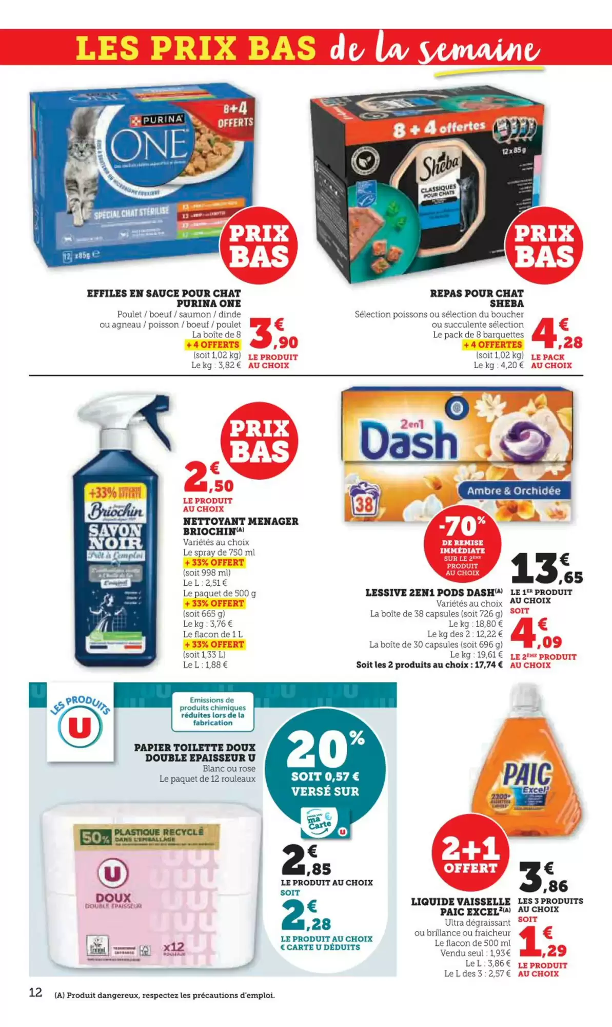 🍝Super U Prospectus : offres laitiers & pâtes – jusqu’à -60%