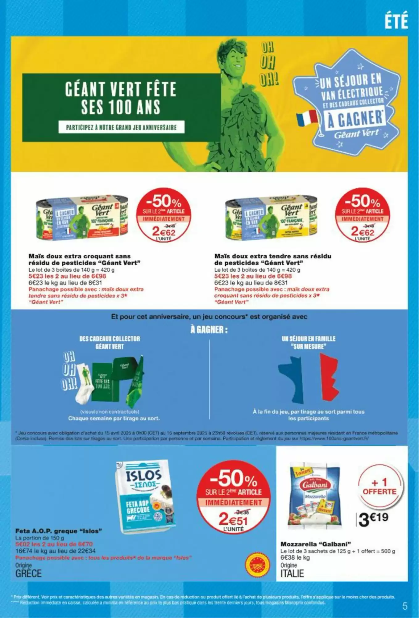 ☀️ Été gourmand & malin | -50% sur le 2ᵉ chez Monoprix