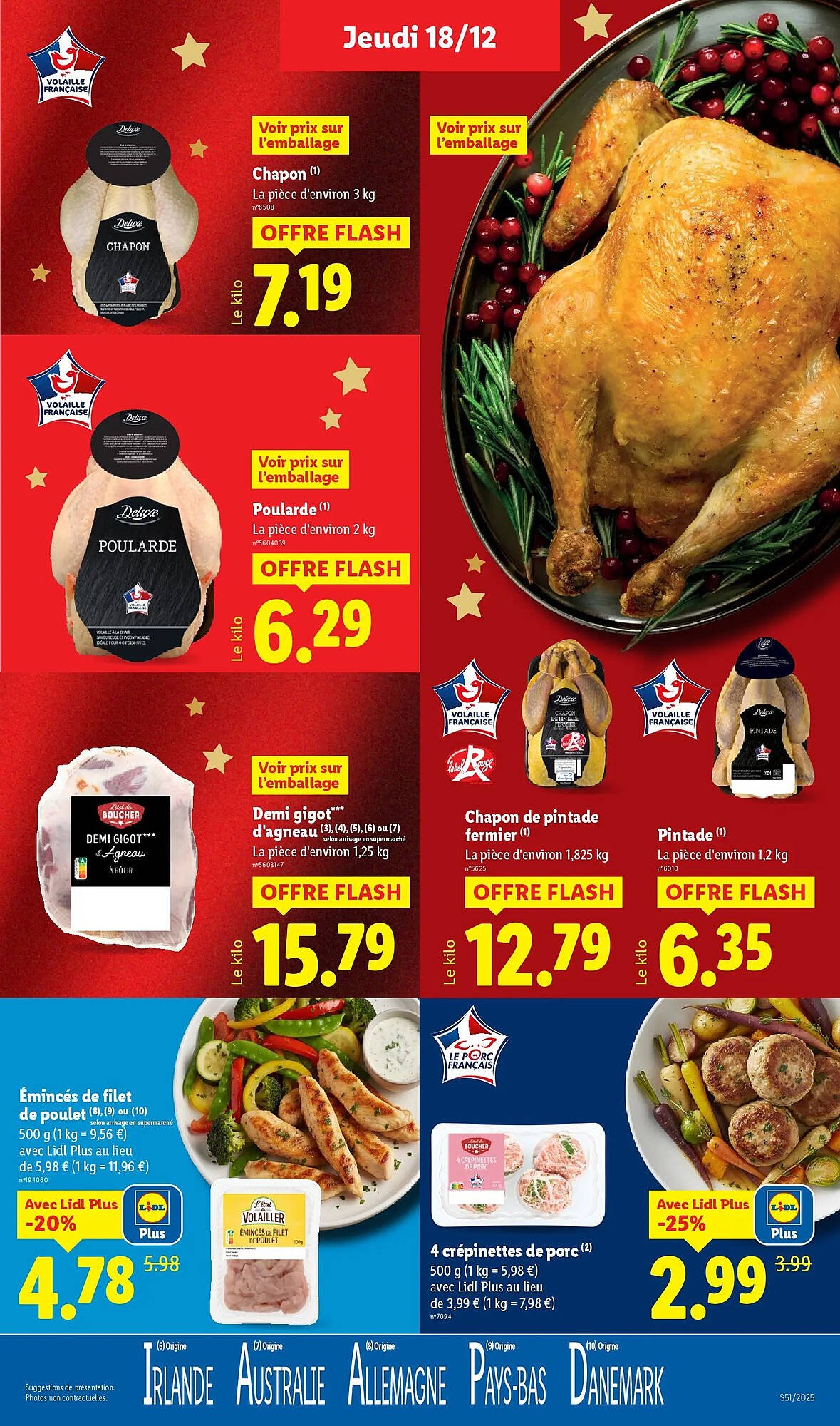 ✨ Lidl : Catalogue du 18/12 au 26/12 — Noël avec Deluxe!