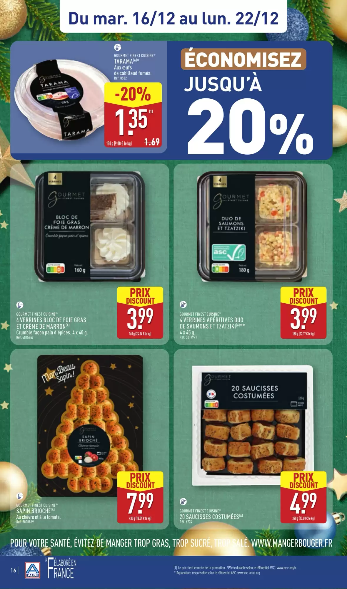 🎄 ALDI : Catalogue Fêtes à prix discount — jusqu’à ‑60%
