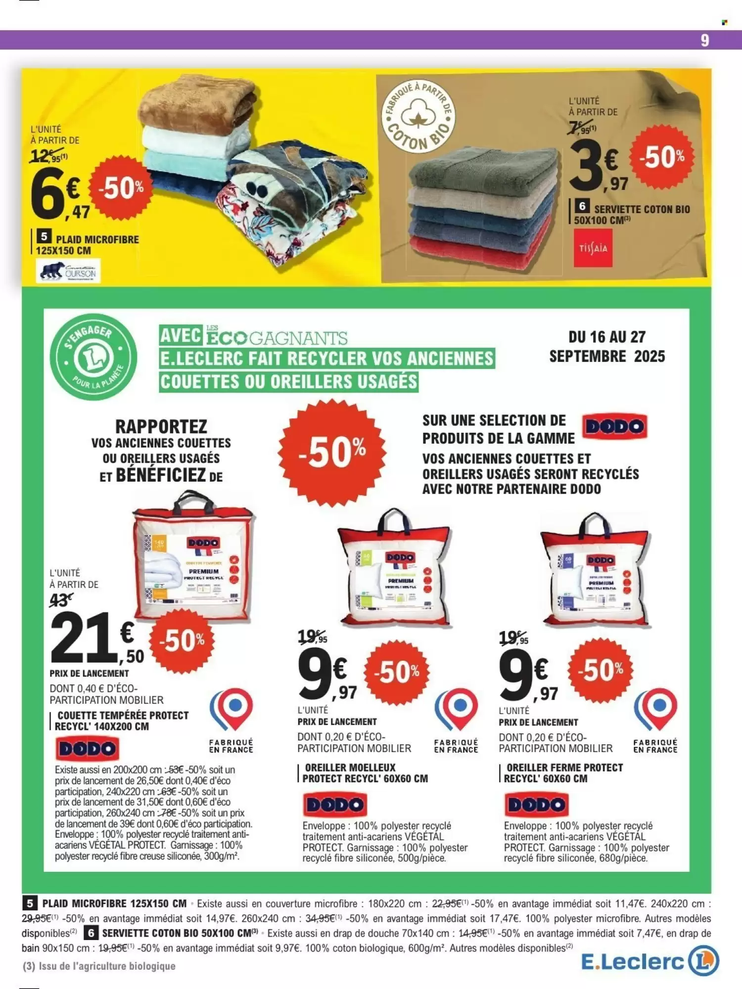 💥 E.Leclerc – Oui aux Super Pouvoirs d'achat 2+1 Offert