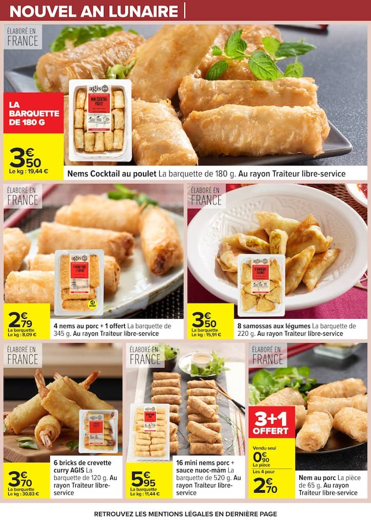 🧧Carrefour : Nouvel An Lunaire, promos alcool & bouquets