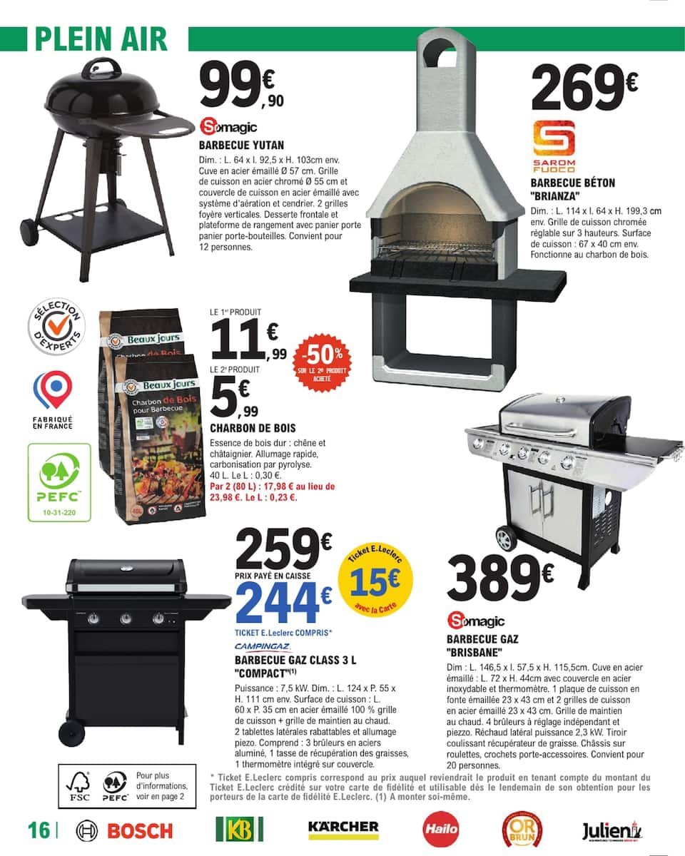 E.Leclerc Brico Catalogues du 22.04 au 03.05 - Créez Votre Ambiance à Petit Prix! 🛠️🌿