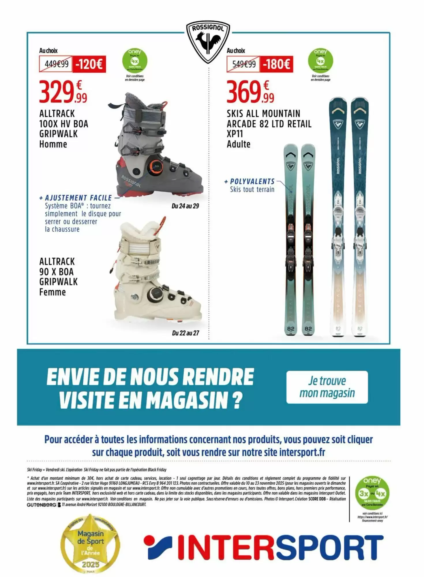 ❄️Intersport Catalogue -Ski Friday  Chaud sur les Pistes, Cool 🔥 Prix
