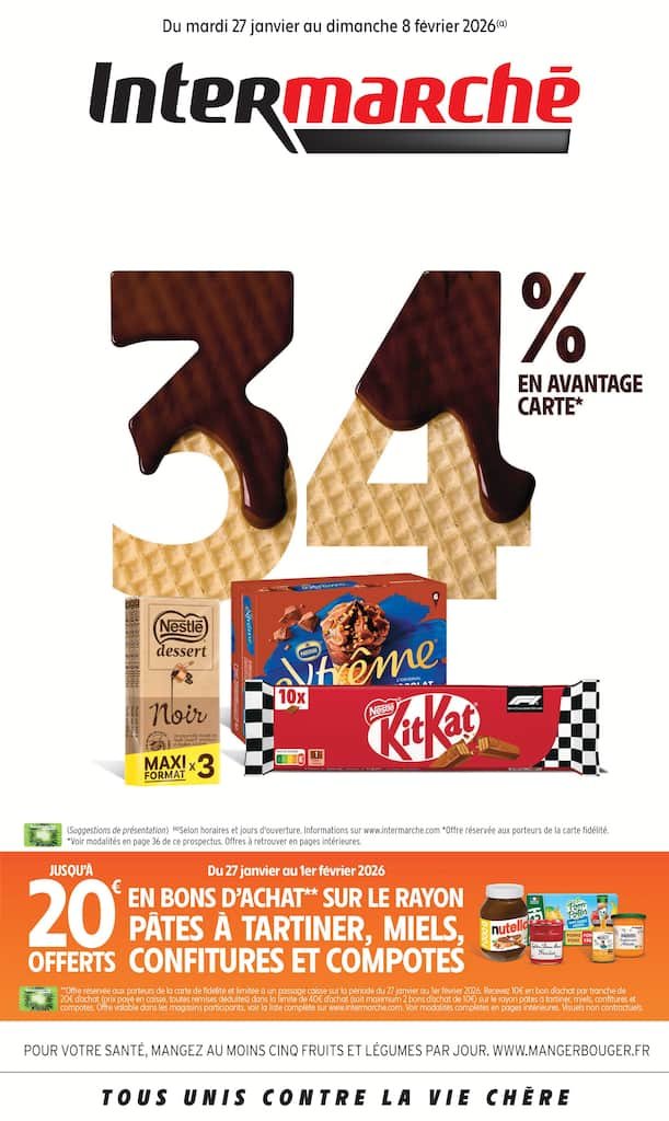 💥Intermarché : promos solidaires – jusqu’au 8 février