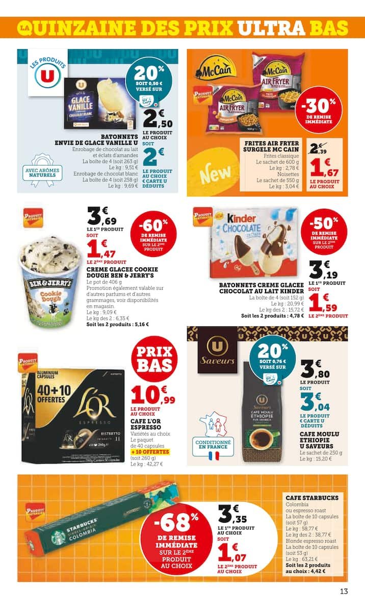 🛒 U Express Prospectus | Quinzaine des Prix – Jusqu’à -60%