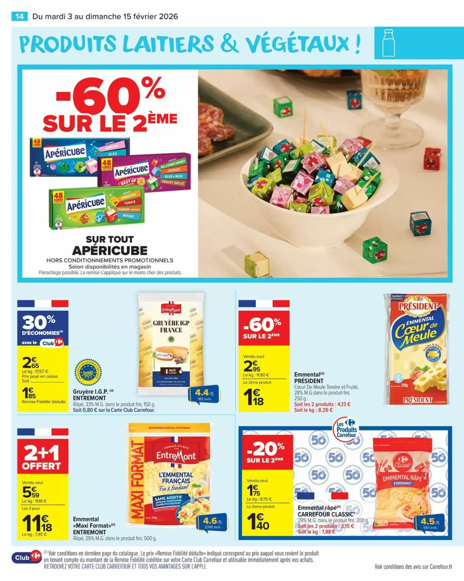 🥣Carrefour Market : -60% Skyr, -30% saumon, + bons