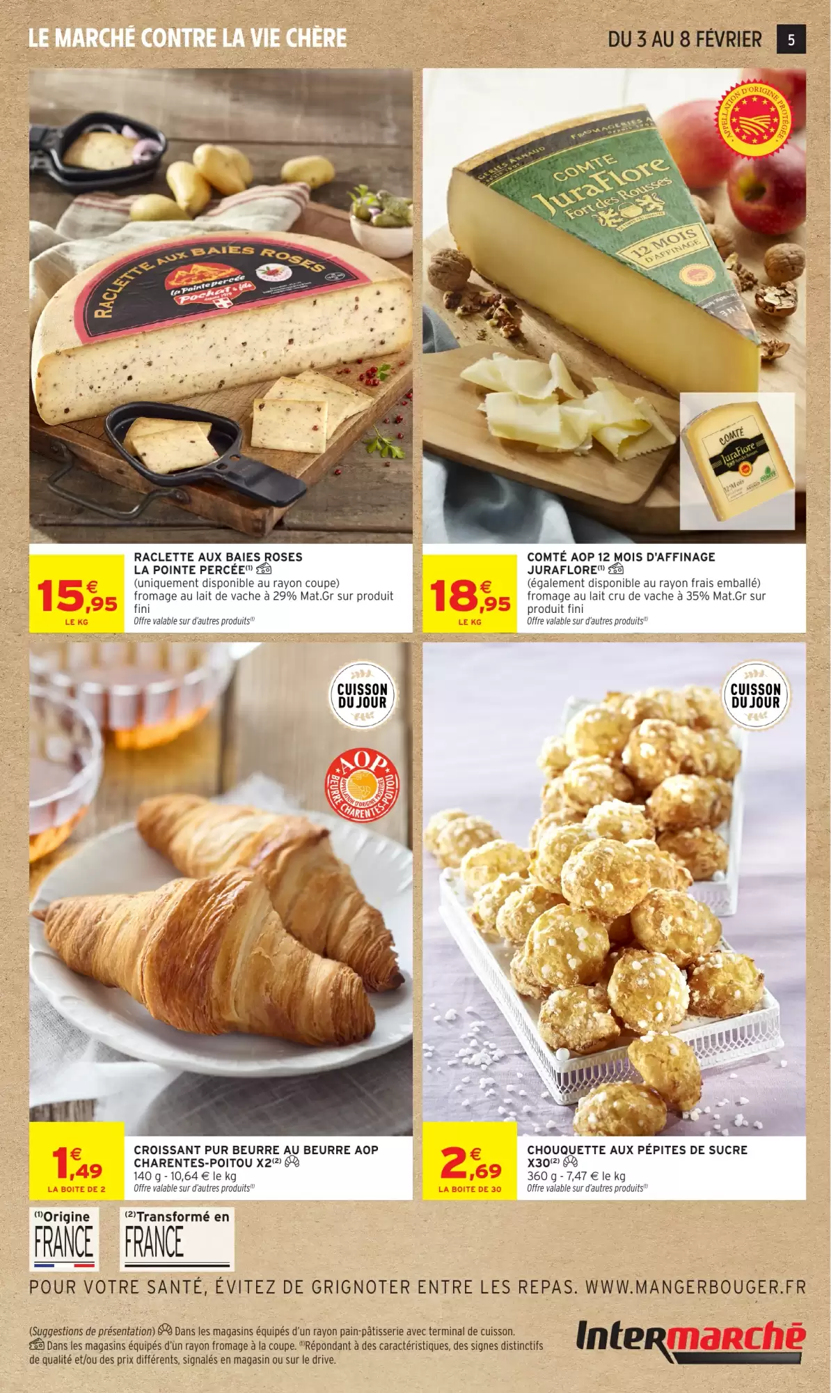 🧀Intermarché : promos raclette, beurre & café – jusqu’à -60%