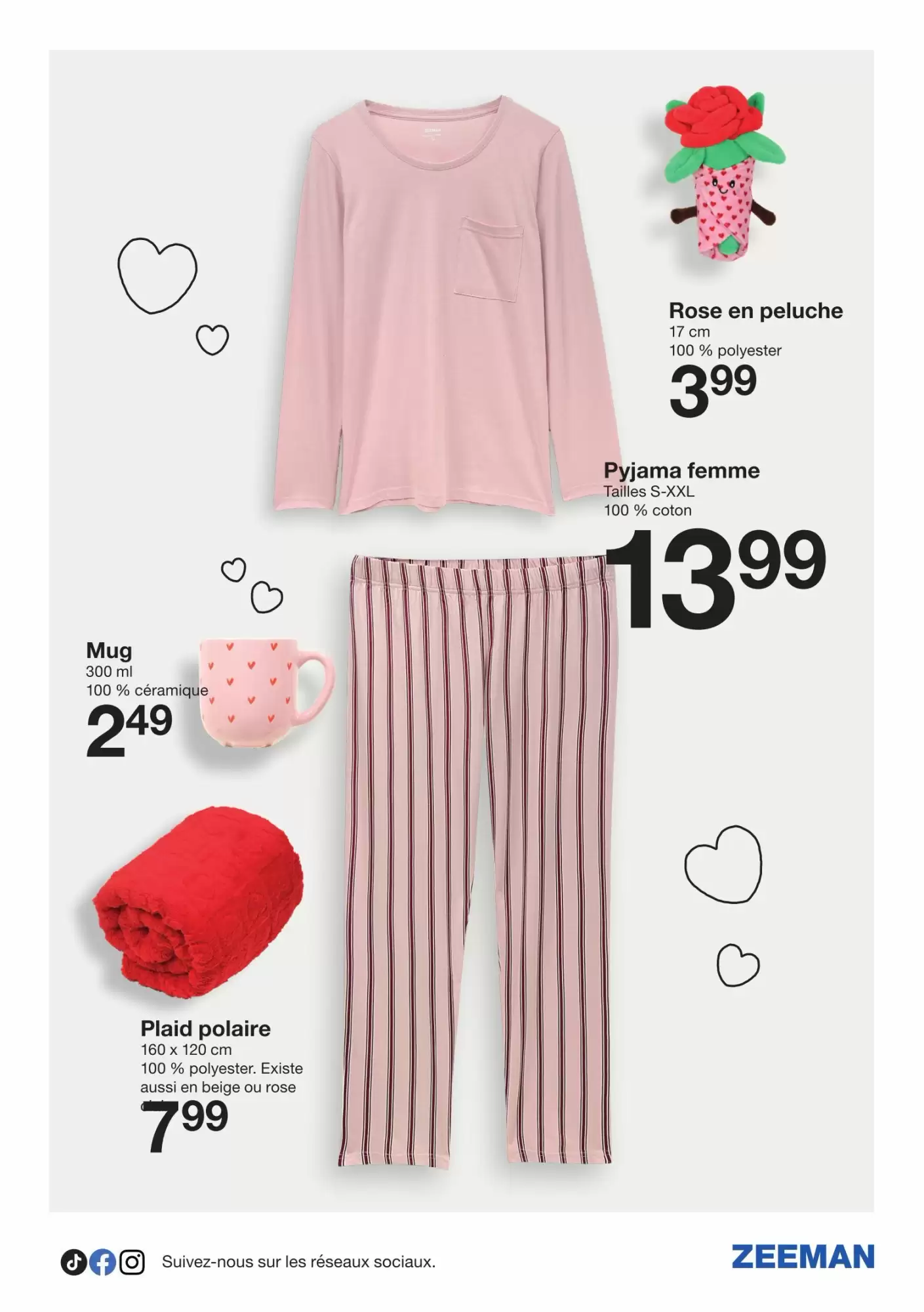 🧥ZEEMAN Catalogue : Collection enfants à cœurs – du 17 au 30 janv.