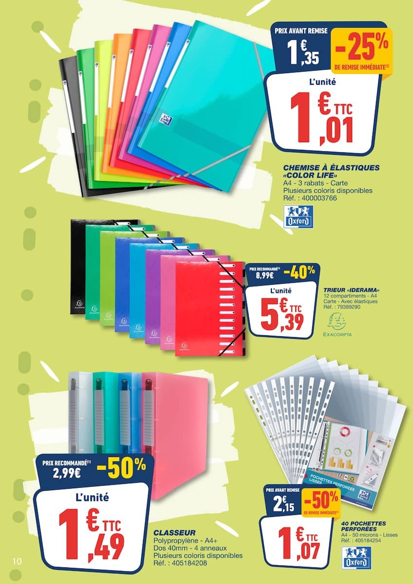 Bureau Vallée ✏️ Jusqu’à -60% sur la rentrée!
