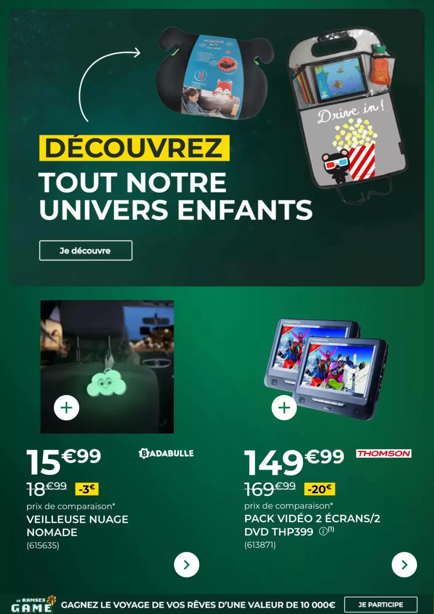 🛞 Promo Feu Vert 🔥 -30% sur le 2ᵉ pneu!