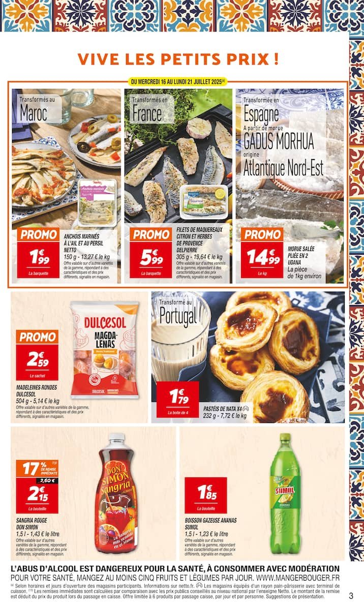 Netto 📅 Rendez-vous PRIXBAS 💸 | Offres chocs à saisir !
