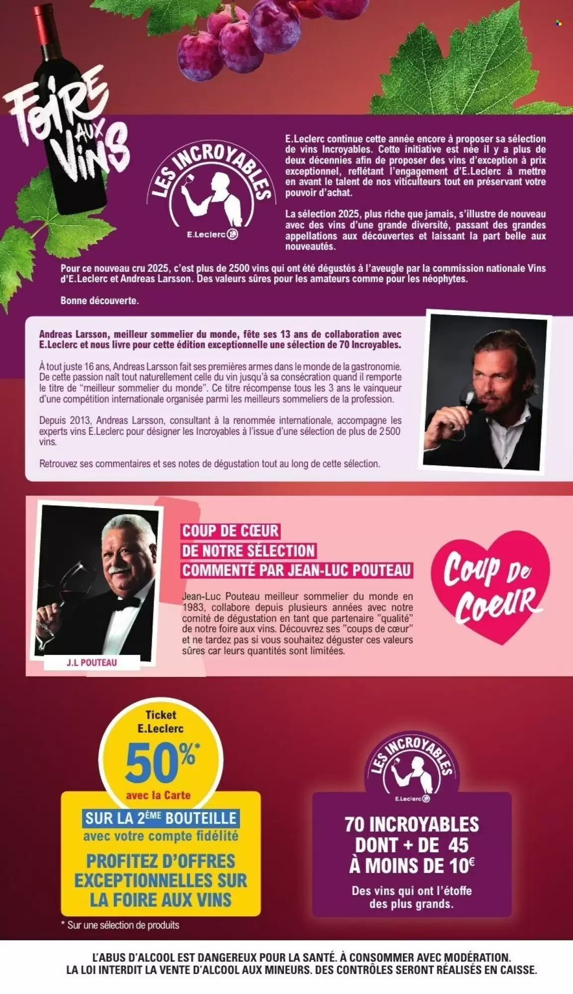 🍷 Foire aux Vins E.Leclerc – Vins classiques & tendances