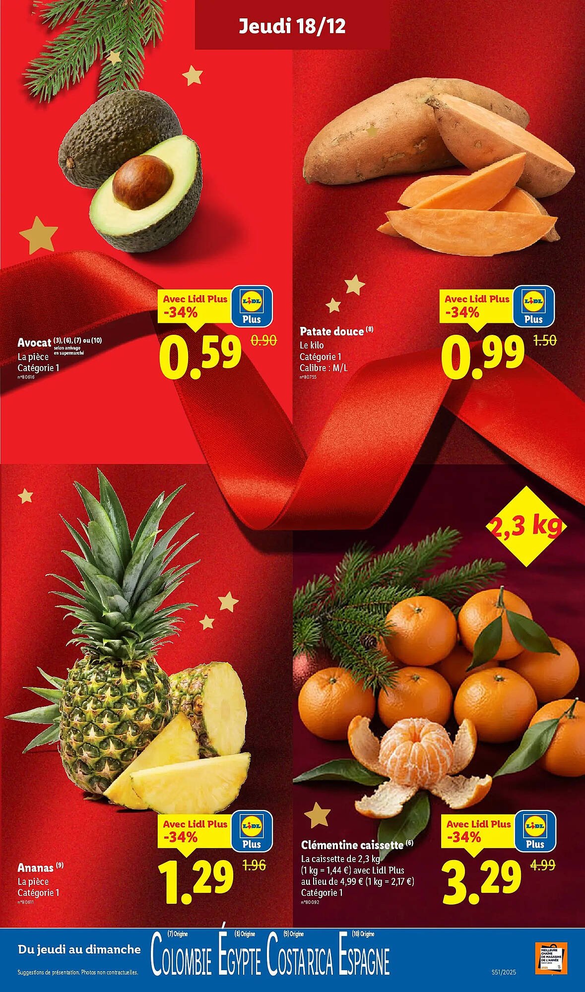 ✨ Lidl : Catalogue du 18/12 au 26/12 — Noël avec Deluxe!
