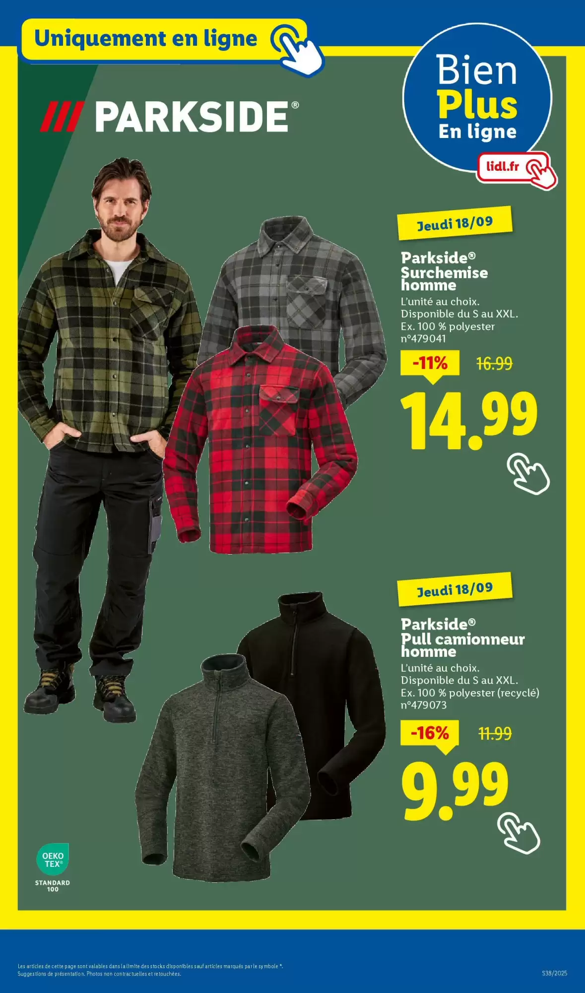 🛍️ Lidl Catalogue du 18 au 24/09 – Offres à ne pas manquer
