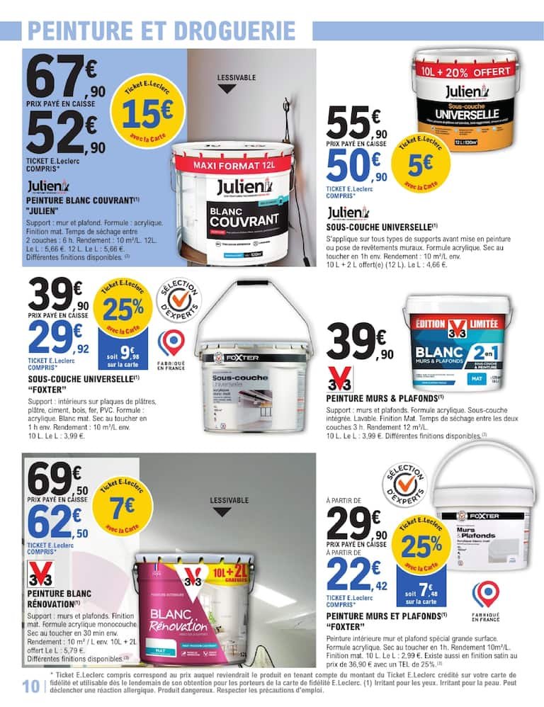 🚿BRICO E.Leclerc : promo salle de bain – douche relaxante