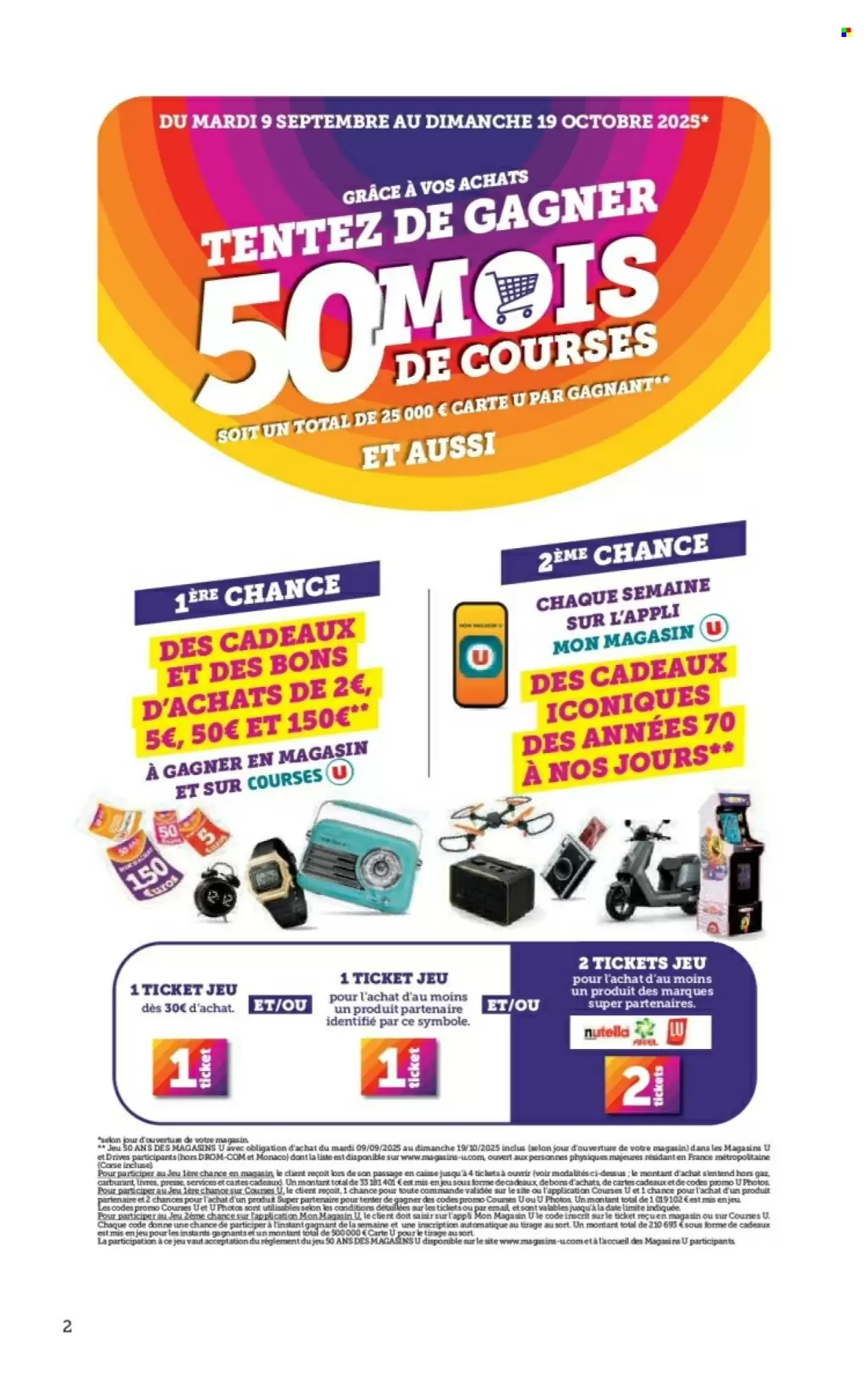 U Express Catalogue 🎁 Jusqu’à -40% reversés en carte Cadeau 🛒