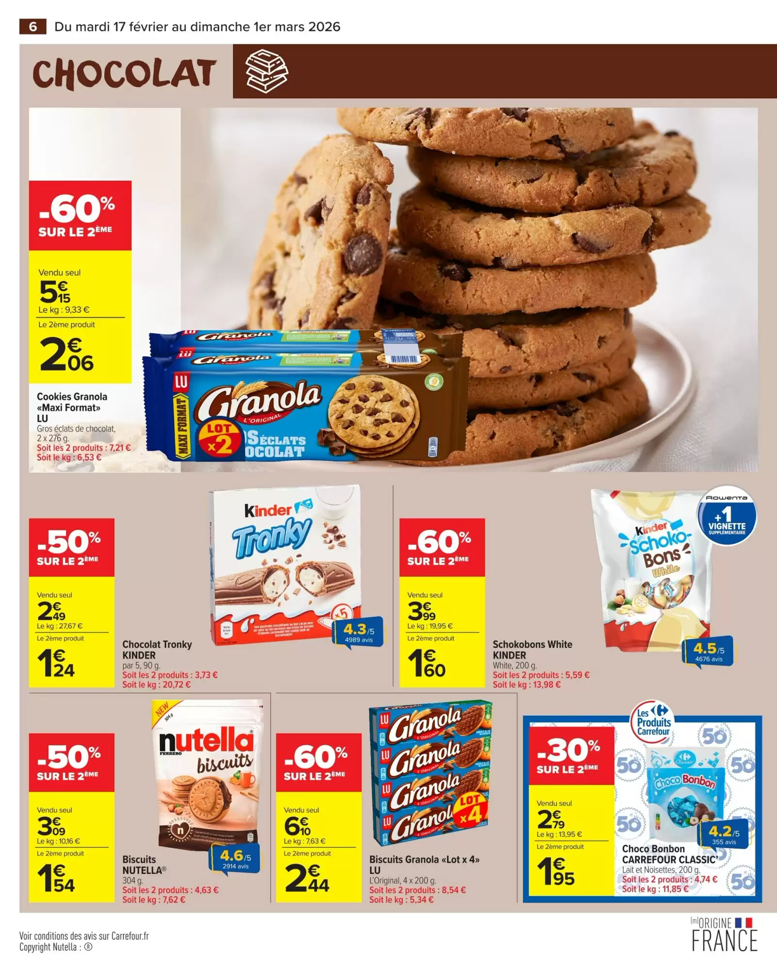 🍫Carrefour Market : promos chocolat & douceurs à prix malins