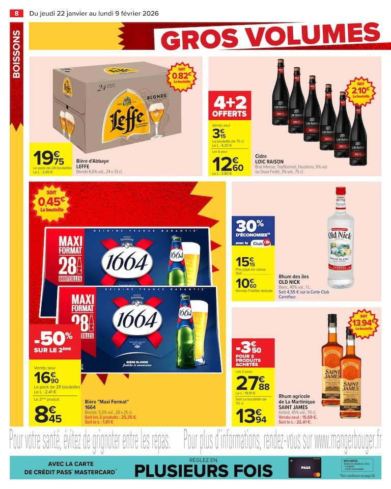 🧺Catalogue Carrefour : gros volumes, petits prix – café & lessive
