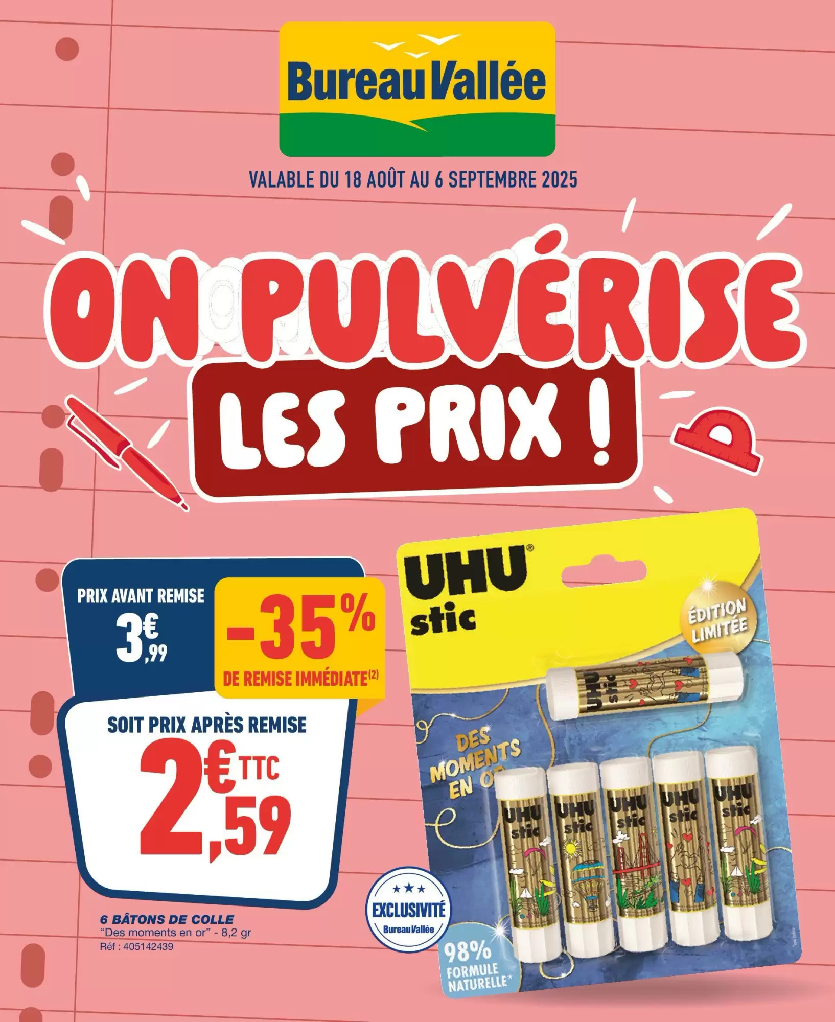 📘 Bureau Vallée Catalogue | Prix Cassés du 18/08 au 06/09