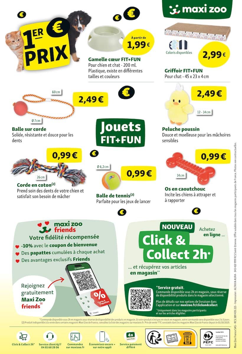 🏆 Maxizoo Flyer | 1er PRIX, Satisfaction garantie ! 🐶🐱