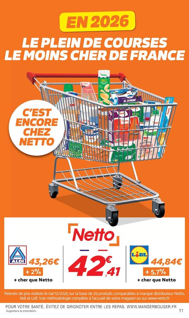 🥣Netto Prospectus: promos yaourts + 6€ dès 40€ d’achat