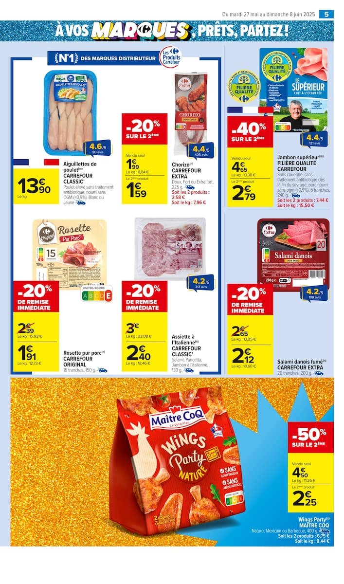 🛍️ Catalogue Carrefour Market - Le Mois À Vos Marques, Partez! 🎯