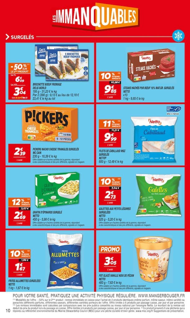 🧀Netto Prospectus | Les Immanquables 🛒 Promo Emmental & Réductions Carte