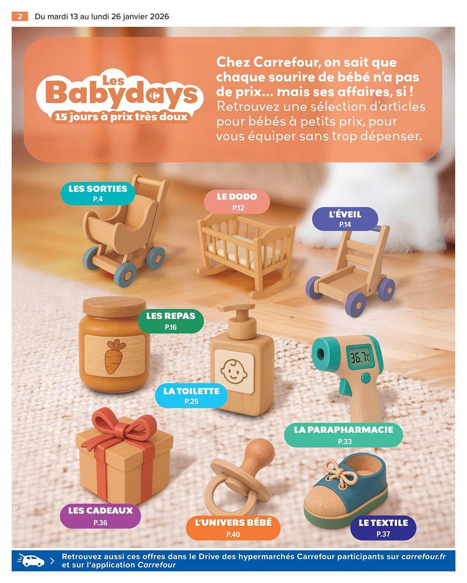 🍼 Carrefour Catalogue Babydays – 15 jours à prix doux
