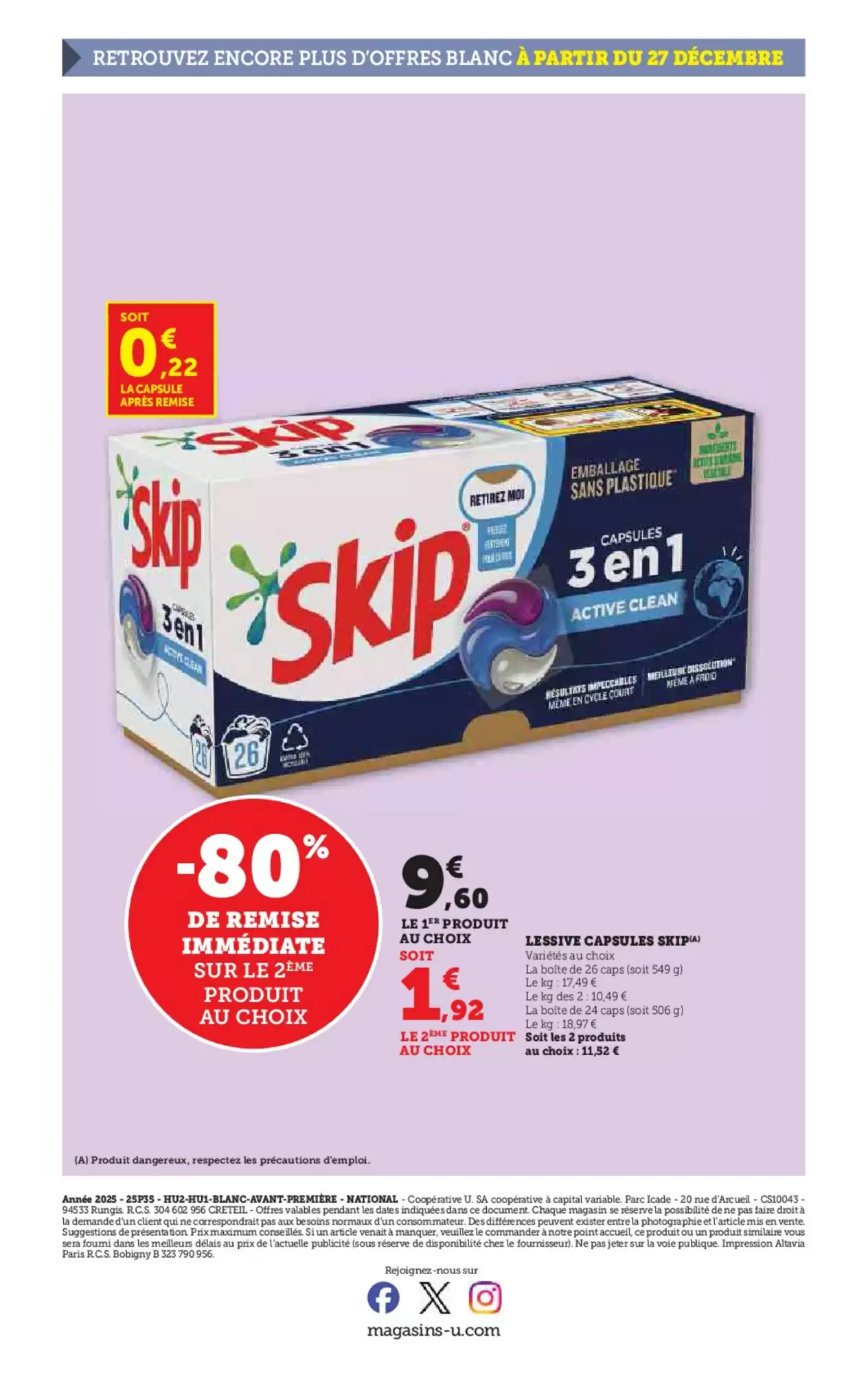 🛒 Hyper U : Catalogue Le Blanc en avant‑première