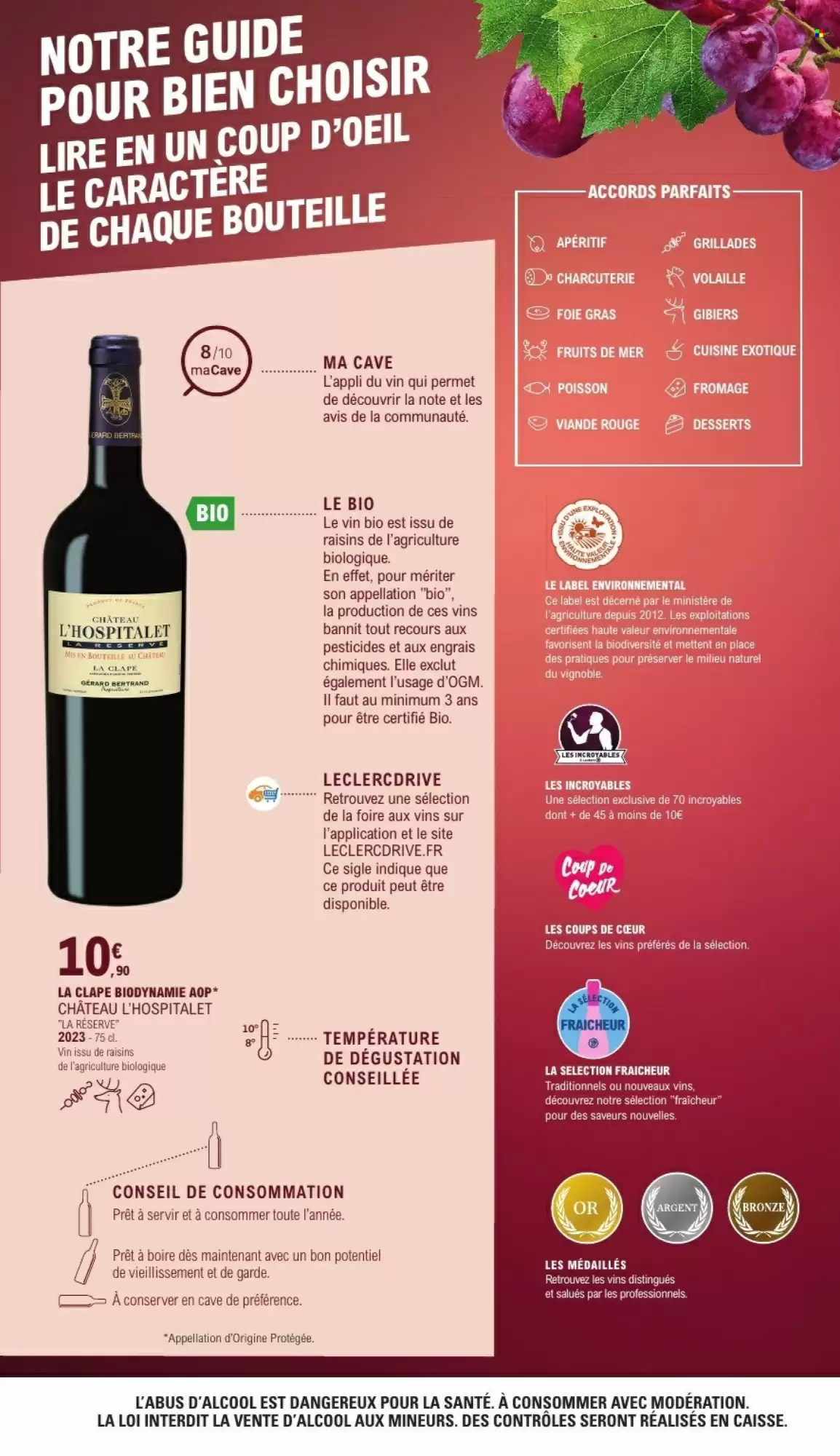 🍷 Foire aux Vins E.Leclerc – Vins classiques & tendances