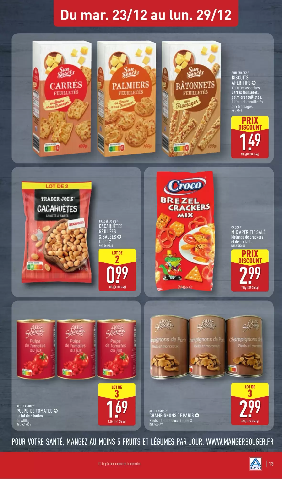 🎉 ALDI : Catalogue Fêtes — promos & prix discount ‑60%