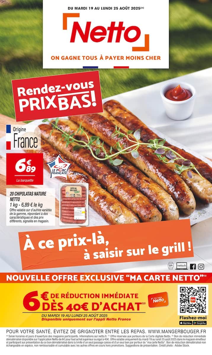 🛒 Netto Prospectus | Prix Bas Garantis – On Gagne Tous!