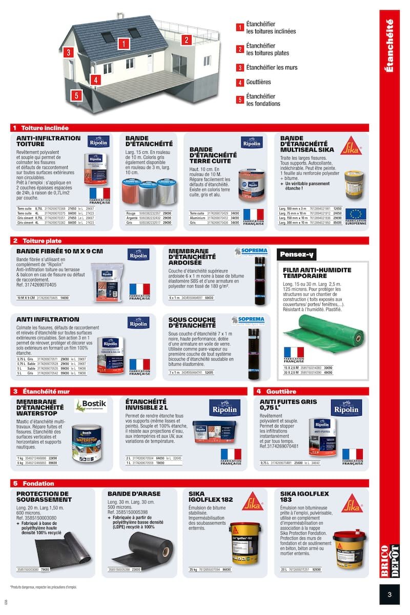 🏗️ Catalogue Brico Dépôt : PRIX DÉPÔT Spécial Chantier Extérieur ! 🌳