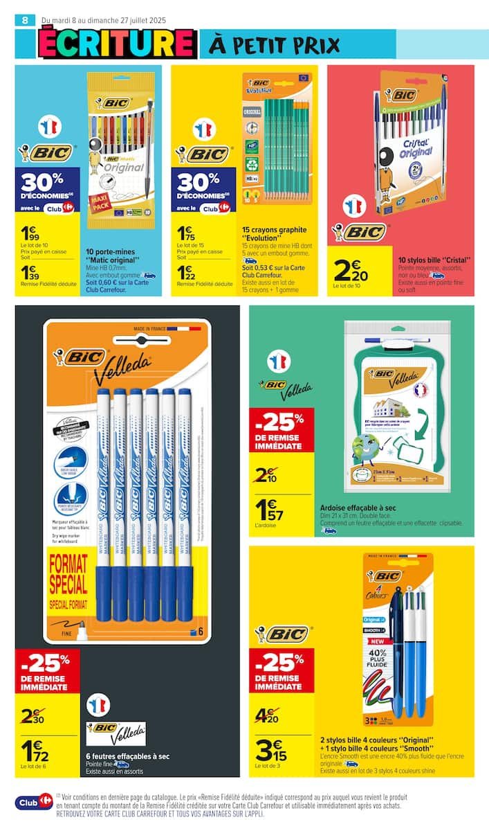 Carrefour Catalogue 📘 | Rentrée Scolaire à Prix Malins 🎓🖊️