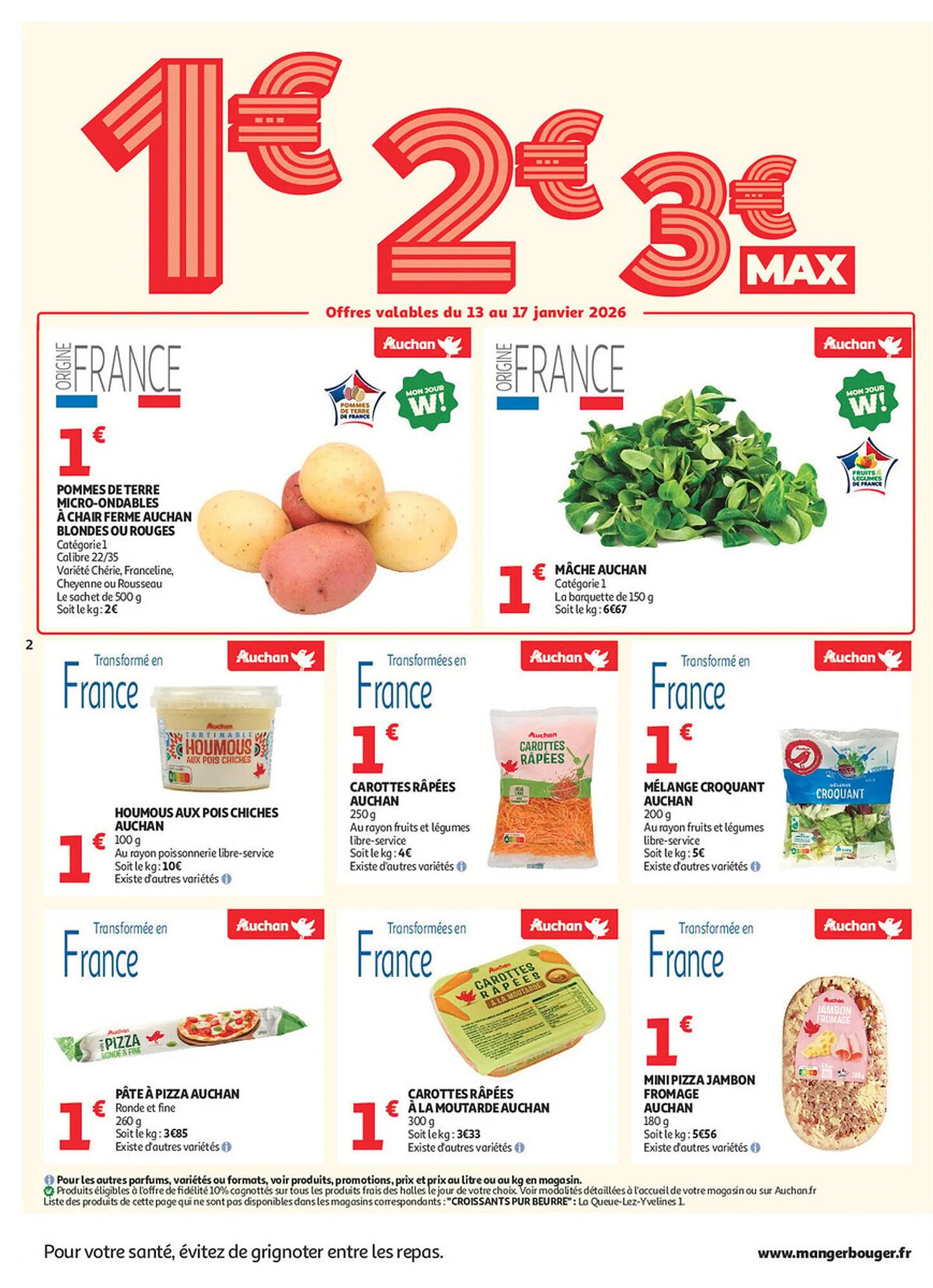 Auchan Catalogue – Le Bon Moins Cher (13–24 jan.)