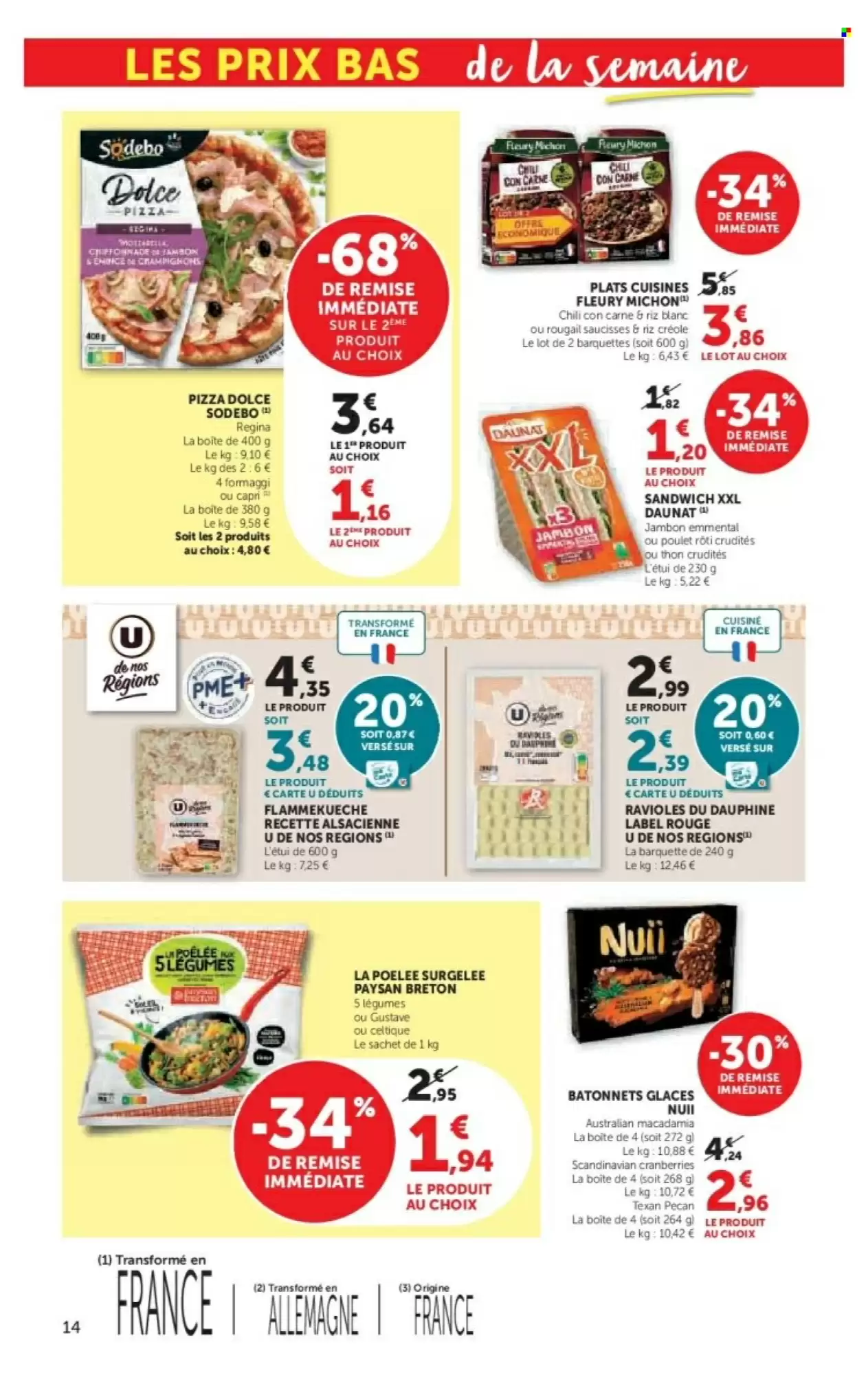 🧀 Promo Super U du 17 février au 1er mars 2026 : fromage tartiflette Ermitage & jambon cuit en réduction