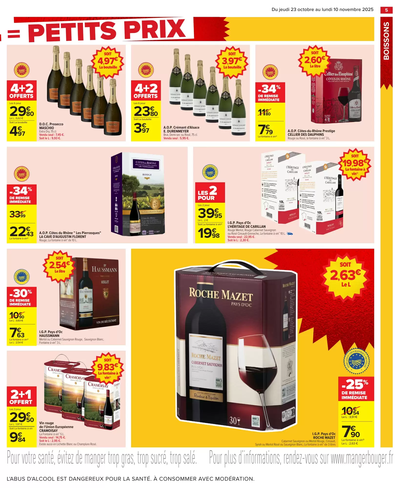 🥦Carrefour Catalogue – Gros Volumes = Petits Prix 💶 Offres Immanquables