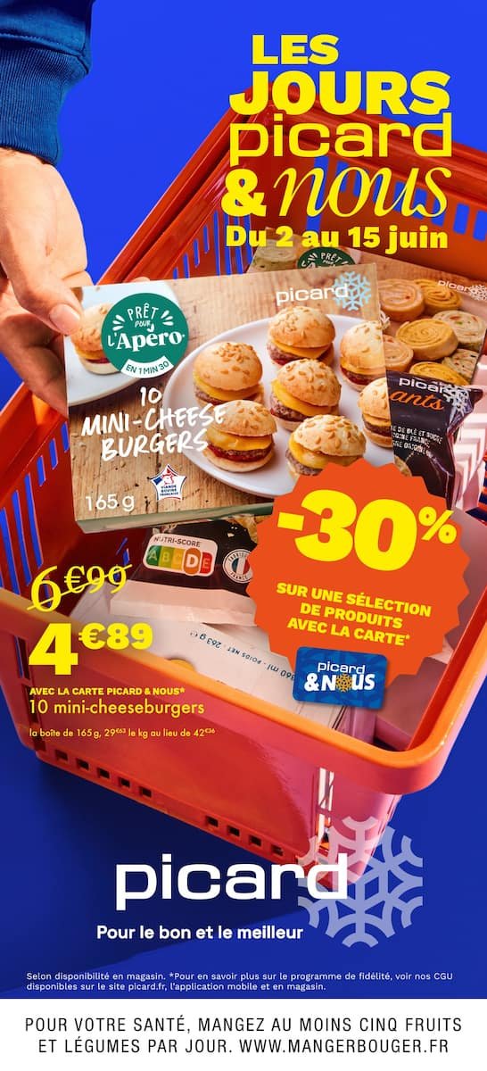 ❄️ Les Jours Picard & Nous – Vos Offres Surgelées Préférées ! 🛒