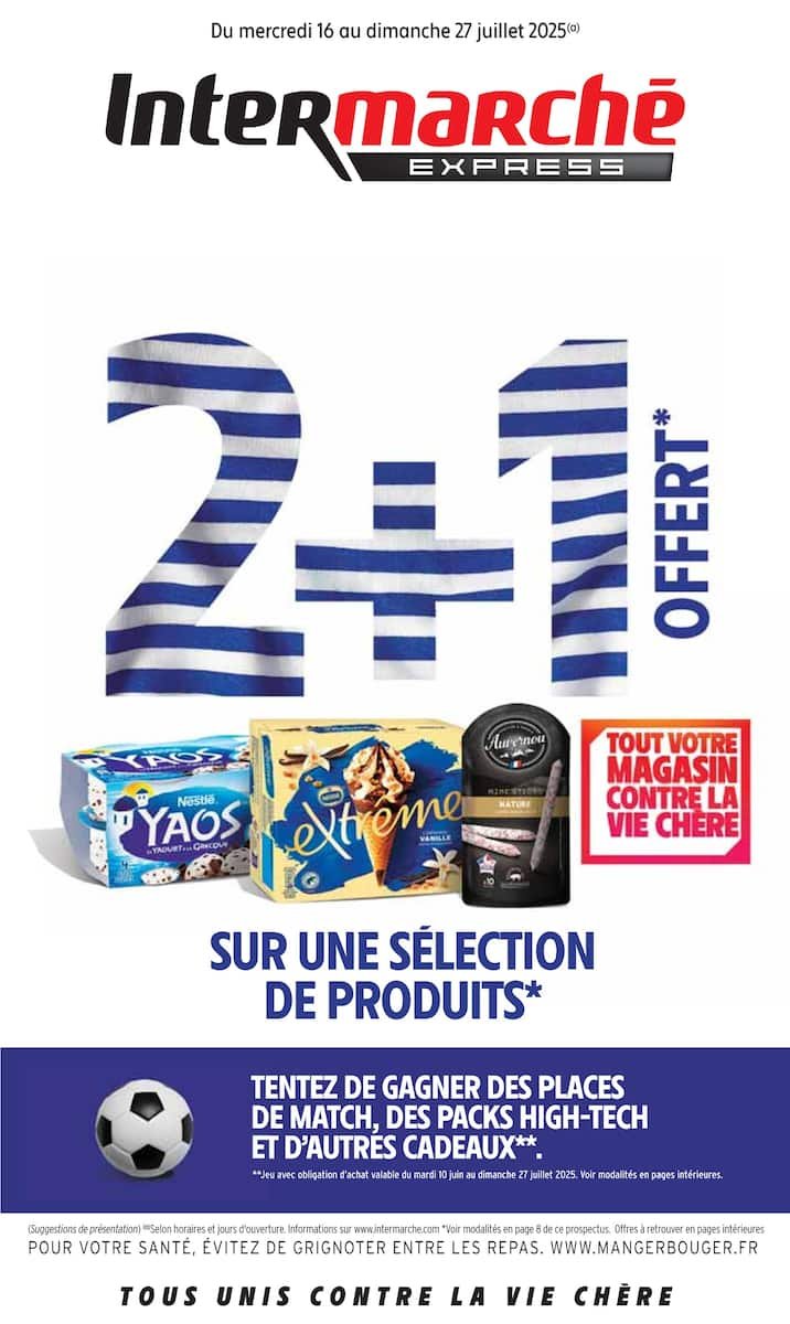 Intermarché EXPRESS 🛒 2+1 Offert 🌟 | Douceur vanillée 🍦