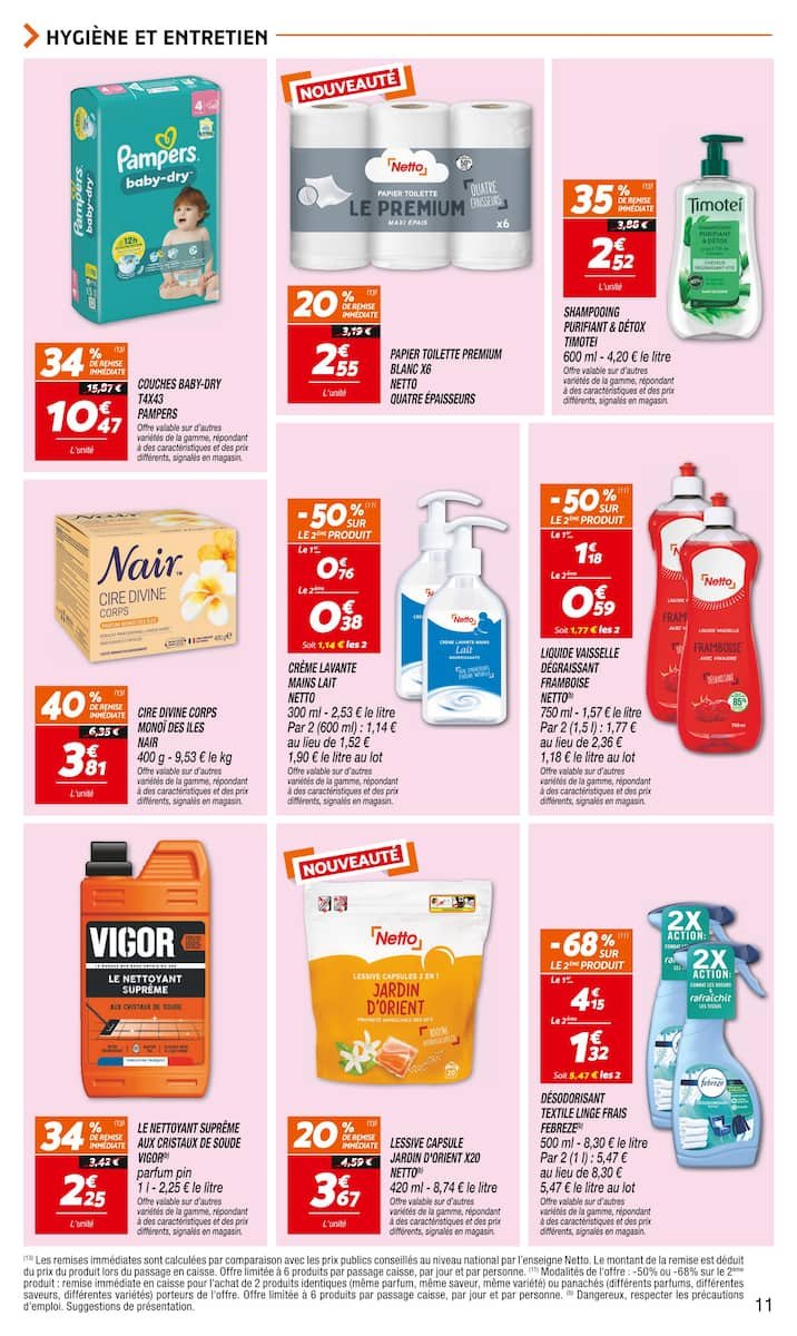 Netto 📅 Rendez-vous PRIXBAS 💸 | Offres chocs à saisir !