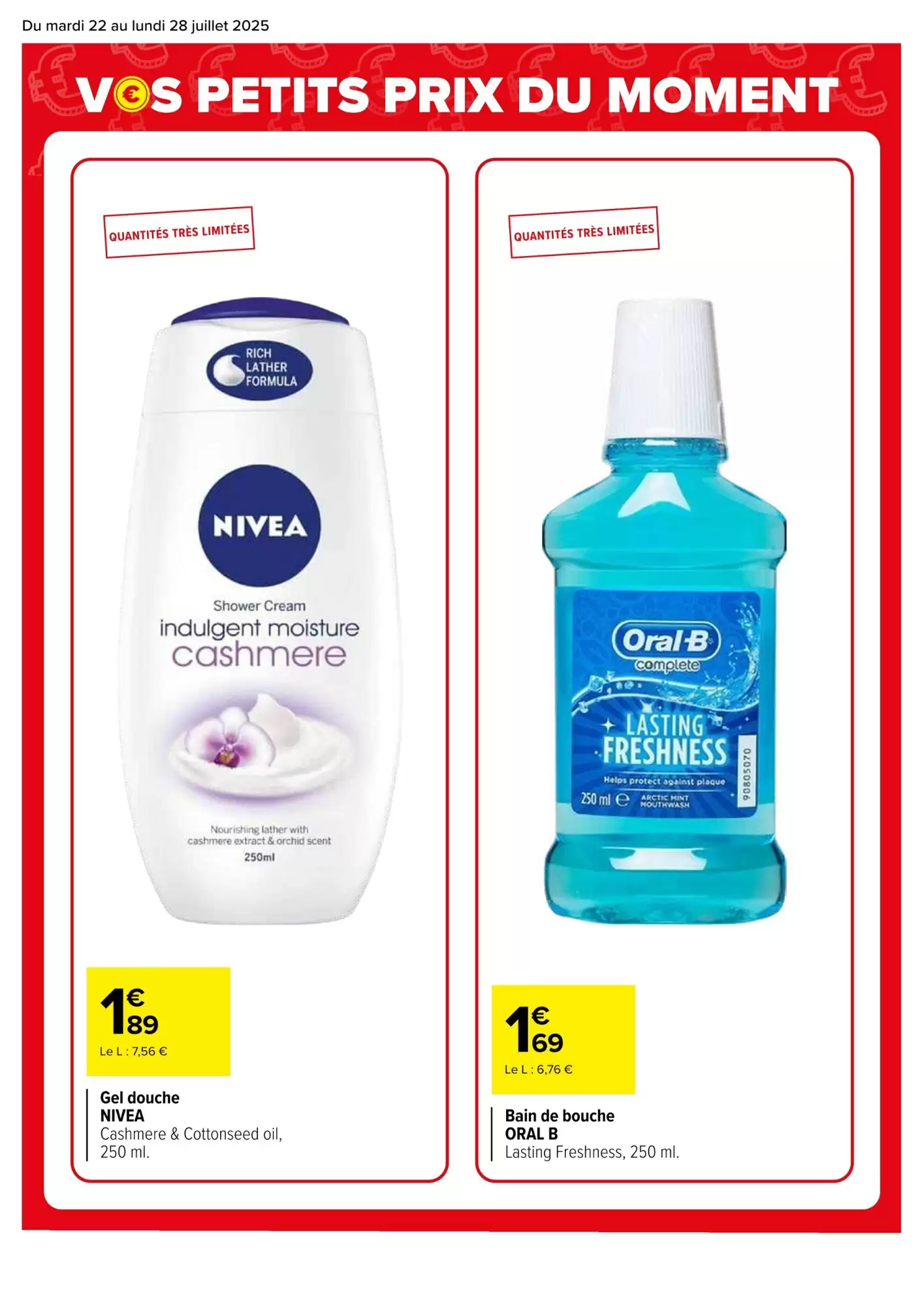 Carrefour 📆 Petits prix du moment 💸 | Du 22 au 28/07