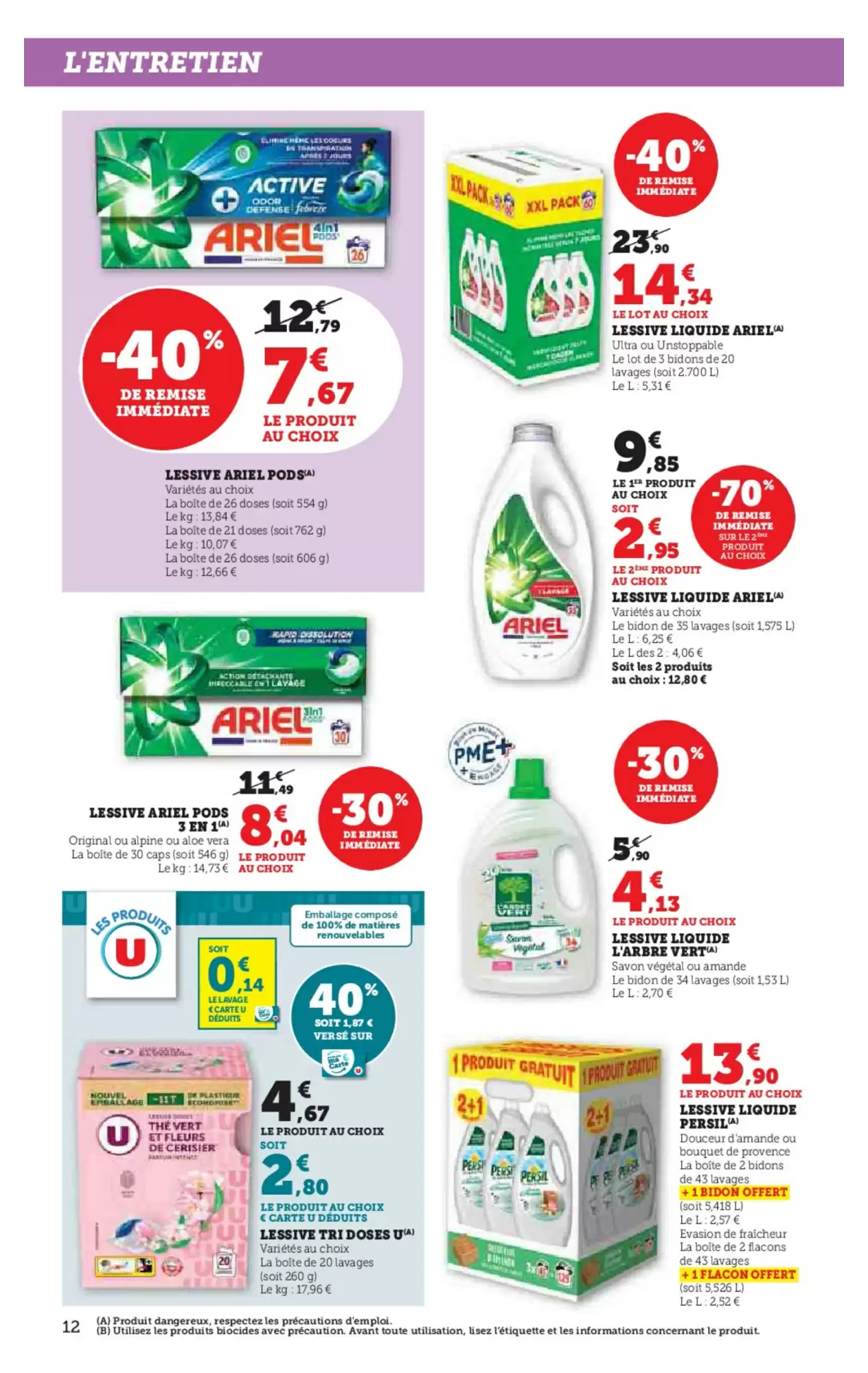 🛒 Hyper U : Catalogue Le Blanc en avant‑première