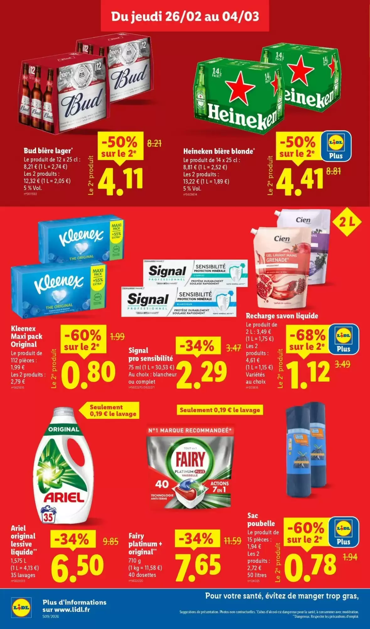 🛒 Lidl Flyer | 🔥 Offres du 26 fév. au 4 mars