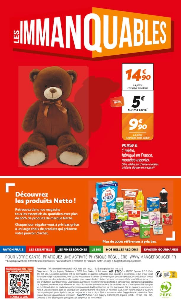 🧀Netto Prospectus | Les Immanquables 🛒 Promo Emmental & Réductions Carte