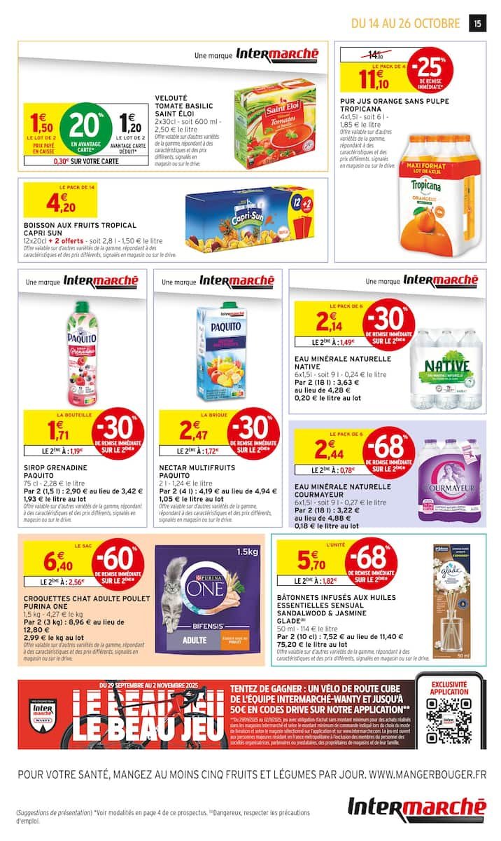 ⚡ Intermarché Express | -50% IMMÉDIATE sur le 2ᵉ produit ! 🎯🧃