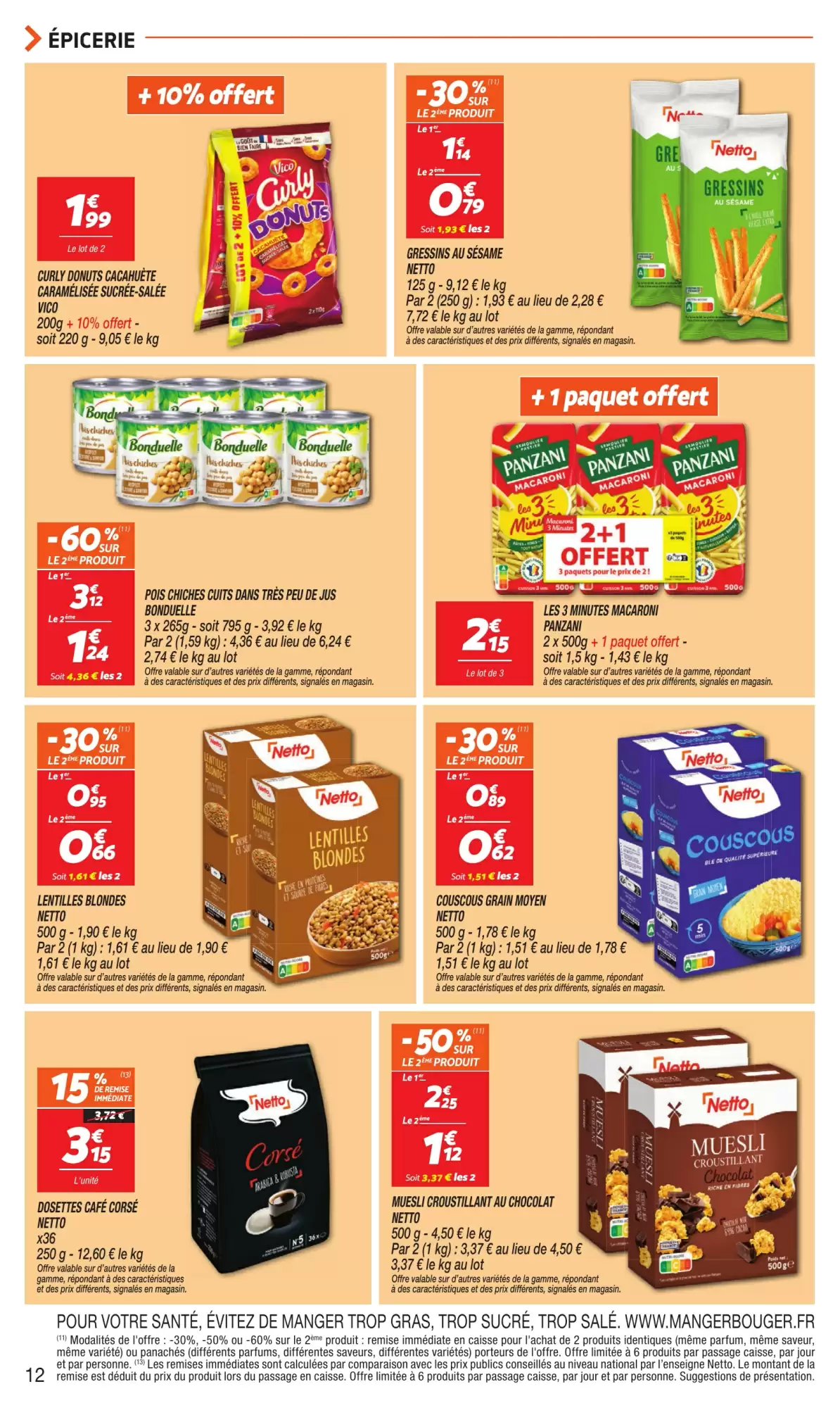 🍜Netto : nouilles & nems en promo – offres spéciales