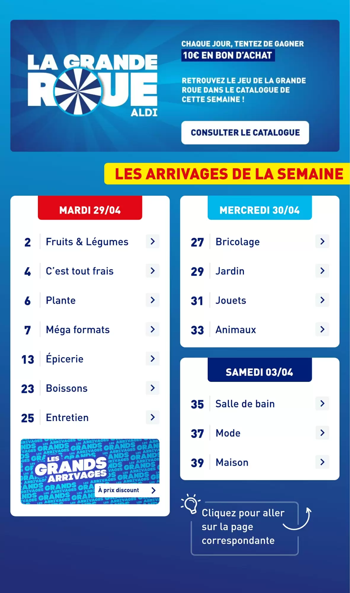 Aldi Catalogues du 29.04 au 05.05 - Grands Arrivages à Prix Discount! 🛒✨