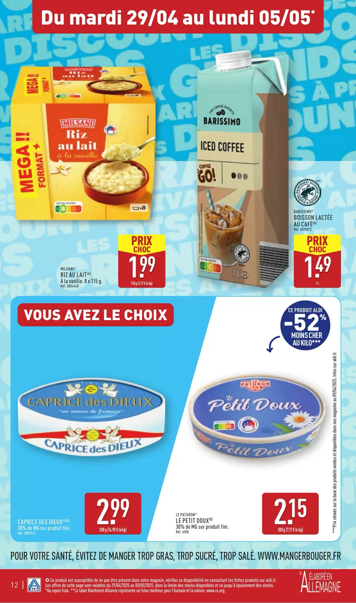Aldi Catalogues du 29.04 au 05.05 - Grands Arrivages à Prix Discount! 🛒✨